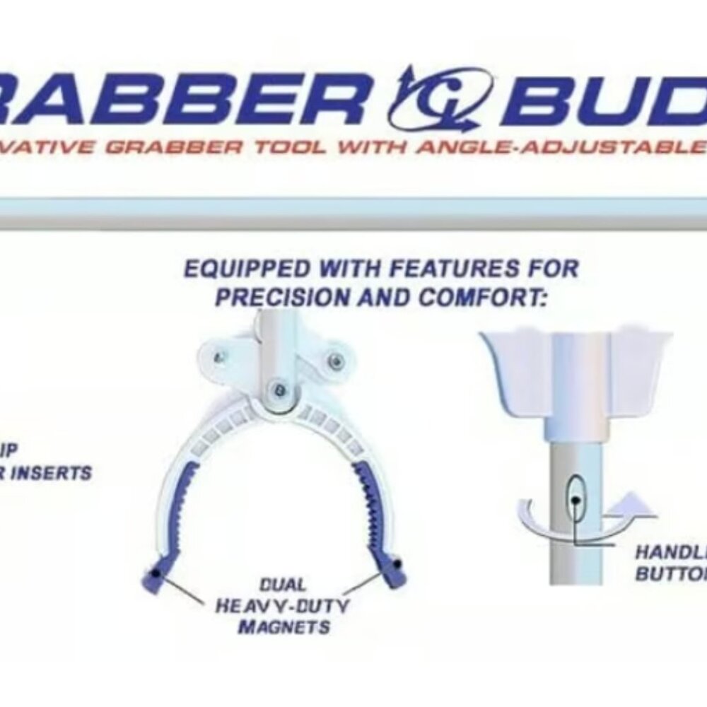 Grabber Buddy Reacher Pick Up Tool with Dual Powerful Magnets, 36" NEW - Picture 5 of 7